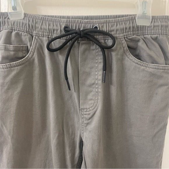 Aeropostale Aero Grey Cotton Chino Jogger Pants Men's Size Medium - Picture 5 of 13